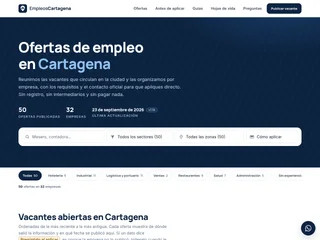 Empleos Cartagena screenshot preview Empleos Cartagena screenshot preview