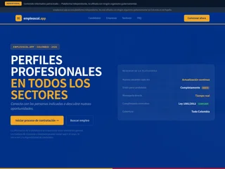 Empleoscol.app platform preview