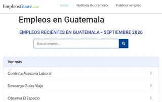 EmpleosGuate.com screenshot preview EmpleosGuate.com screenshot preview