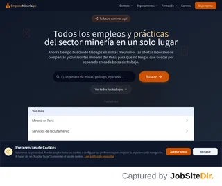 Empleos Minería platform preview Empleos Minería platform preview