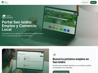 Portal San Isidro: Empleo y Comercio Local screenshot preview