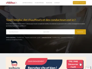 Emploi Chauffeur platform preview Emploi Chauffeur platform preview