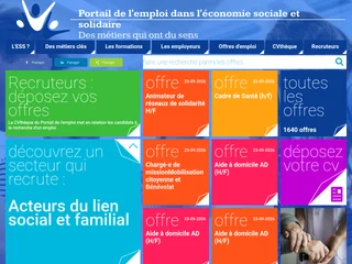 Portail Emploi Economie Sociale Solidaire screenshot preview