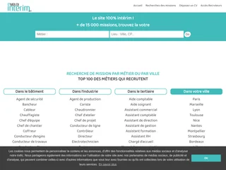 Emploi-Interim.fr platform preview