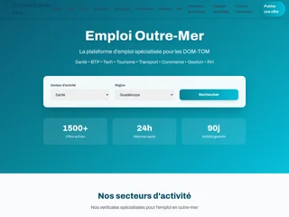 Emploi Outre-Mer platform preview