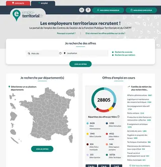 Emploi-Territorial platform preview