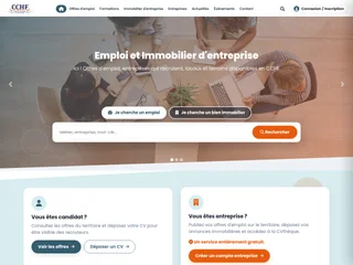 Espace Emploi CCHF platform preview Espace Emploi CCHF platform preview