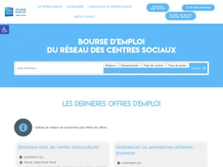 Bourse d'emploi du réseau des centres sociaux de France screenshot preview Bourse d'emploi du réseau des centres sociaux de France screenshot preview