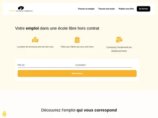 Plateforme Emploi - Ecoles Libres screenshot preview Plateforme Emploi - Ecoles Libres screenshot preview
