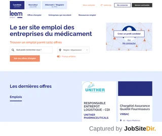 Leem Emploi platform preview