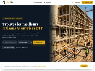 OroSira Emploi platform preview