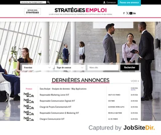 Stratégies Emploi platform preview