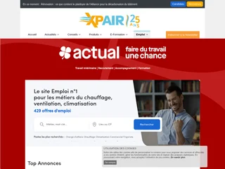 Xpair Emploi platform preview