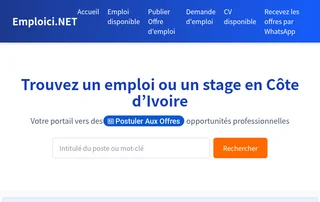 Emploici.net screenshot preview