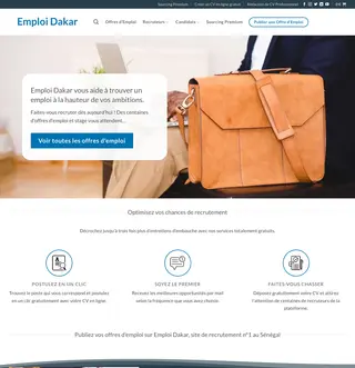 Emploi Dakar platform preview