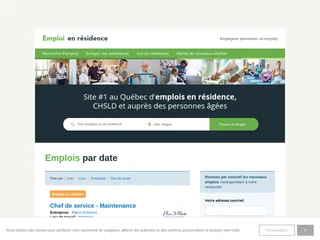 Emploi en Résidence screenshot preview