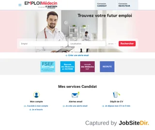 Emploi Médecin platform preview