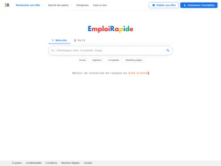 EmploiRapide.Net platform preview