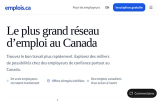 Emplois.ca screenshot preview