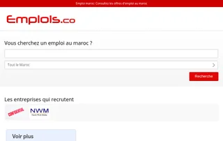 Emplois.co screenshot preview