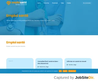 Emploi Santé platform preview