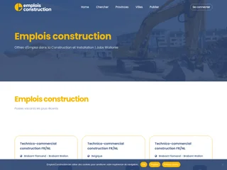 Emplois Construction platform preview Emplois Construction platform preview