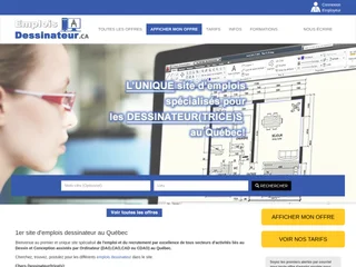 EmploisDessinateur.ca screenshot preview