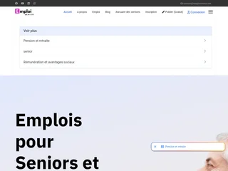 Emploisenior.Net platform preview Emploisenior.Net platform preview