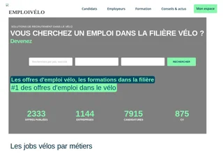 EMPLOI VÉLO screenshot preview EMPLOI VÉLO screenshot preview