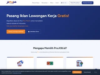ProJOB.id platform preview ProJOB.id platform preview