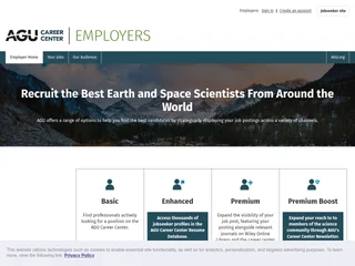 AGU Career Center screenshot preview