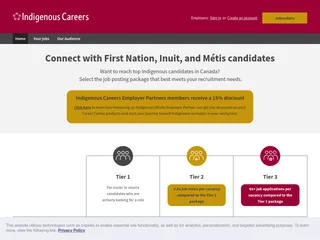 Indigenous Careers screenshot preview