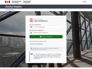 Guichet-Emplois pour employeurs platform preview Guichet-Emplois pour employeurs platform preview