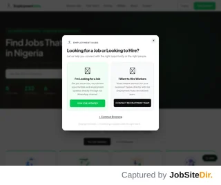 EmploymentHubs Nigeria platform preview EmploymentHubs Nigeria platform preview