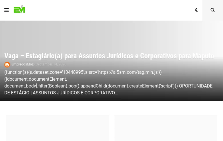 Empmoz job board platform screenshot showing job search interface