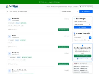 Emprega Capixaba platform preview Emprega Capixaba platform preview