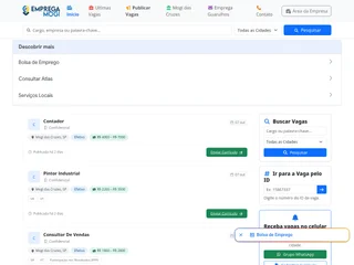 Emprega Mogi platform preview Emprega Mogi platform preview