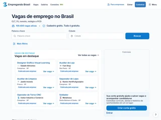 Empregando Brasil platform preview