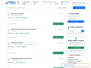 Emprega Taubaté platform preview