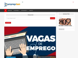 Emprego Bom platform preview