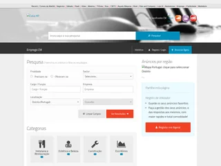EmpregoCM platform preview EmpregoCM platform preview