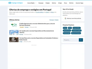 E2 Emprego e Estágios platform preview E2 Emprego e Estágios platform preview