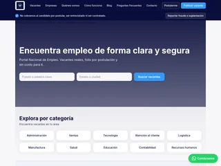 Encuentra Empleo platform preview Encuentra Empleo platform preview