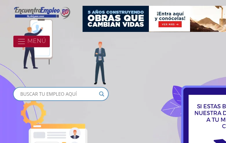 Encuentra Empleo RD screenshot Encuentra Empleo RD job board platform screenshot showing job search interface