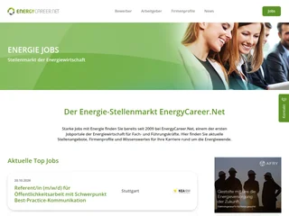 EnergyCareer.Net platform preview EnergyCareer.Net platform preview