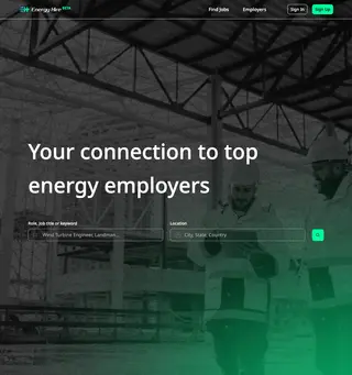 EnergyHire platform preview