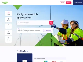 Energy JobSearch platform preview