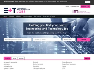IET Engineering and Technology Jobs - E&TJ platform preview IET Engineering and Technology Jobs - E&TJ platform preview