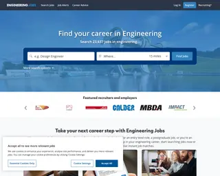 EngineeringJobs.co.uk platform preview