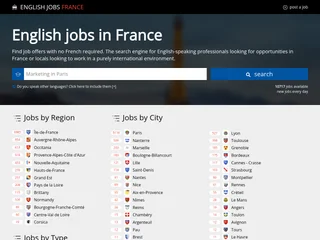 EnglishJobs.fr screenshot preview